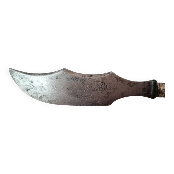 Couteau à beurre, argent,  fin xixeme