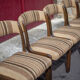 Set of 6 vintage chairs Self n14 solid wood 1960