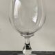 Old crystal stemmed glass vase