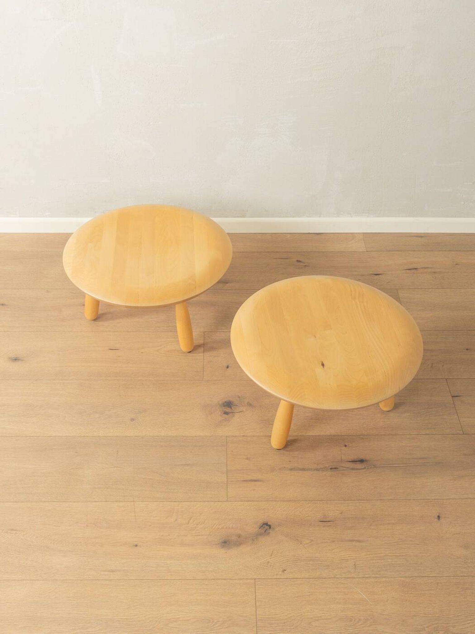Karljohan side table set by Christian Halleröd for IKEA, 1990s, solid oak