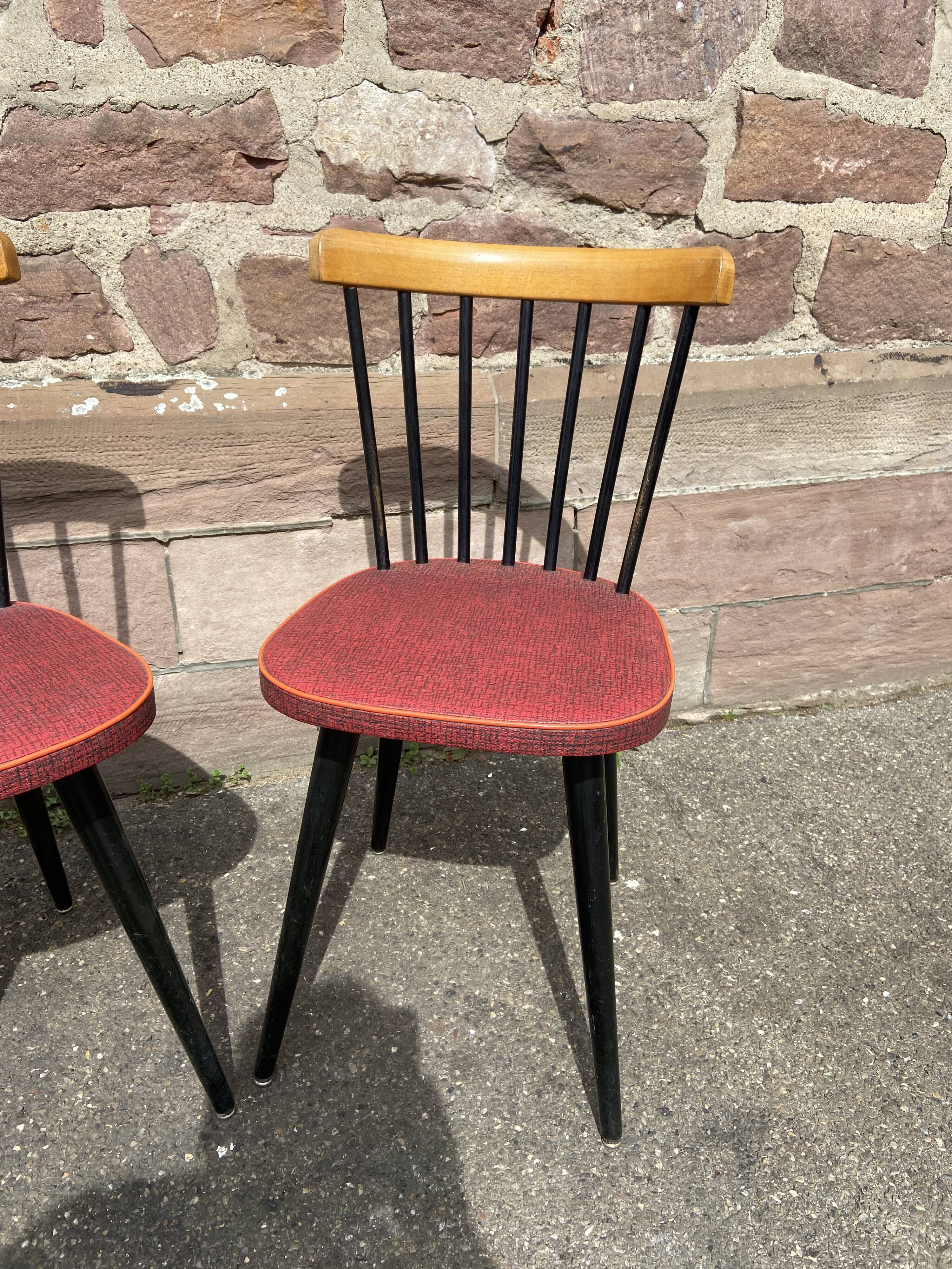 2 chairs Baumann 1950