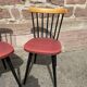 2 chaises Baumann vintage 1950