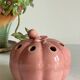 Vase, pique-fleurs vintage en céramique