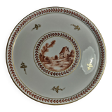 Limoges porcelain dish Georges Boyer decorated hand Art Deco period