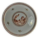 Limoges porcelain dish Georges Boyer decorated hand Art Deco period