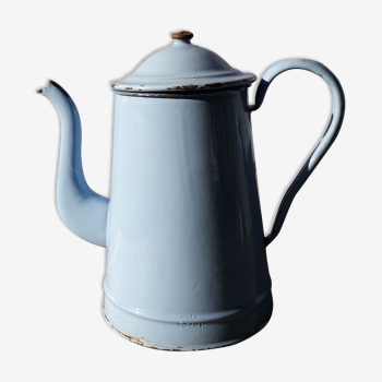 Cafetière émaillée bleu