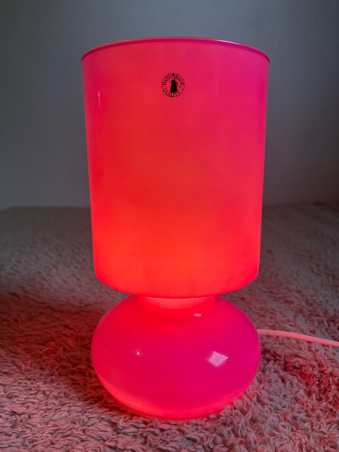 Lampe Lykta année 90 rose