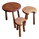 3 tables gigognes lune
