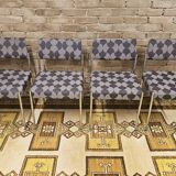 Set of 4 vintage Martin Stoll chairs 1970s