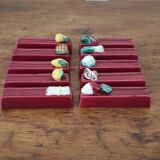 Ceramic knife holder set