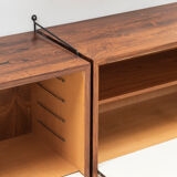 Floating 2-piece wall unit by Nisse Strinning for String, Sweden, 1950s