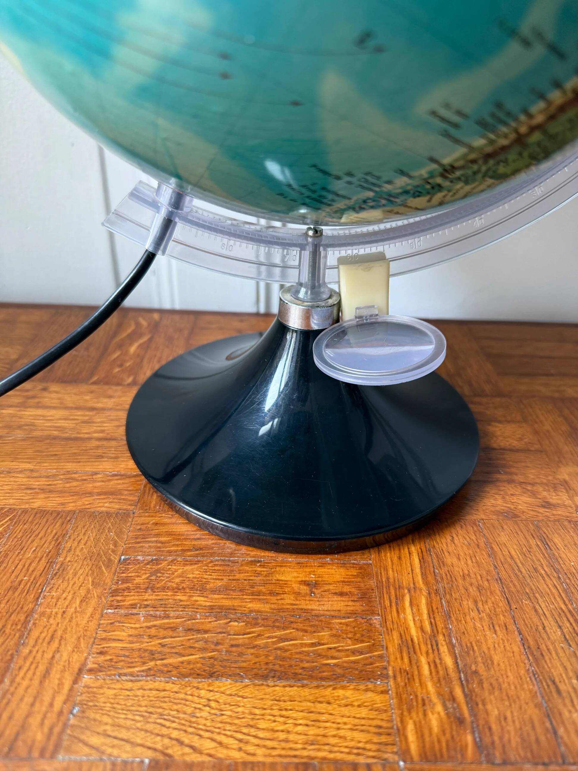 Illuminated terrestrial globe Tecnodidattica – Made in Italy 1970/80