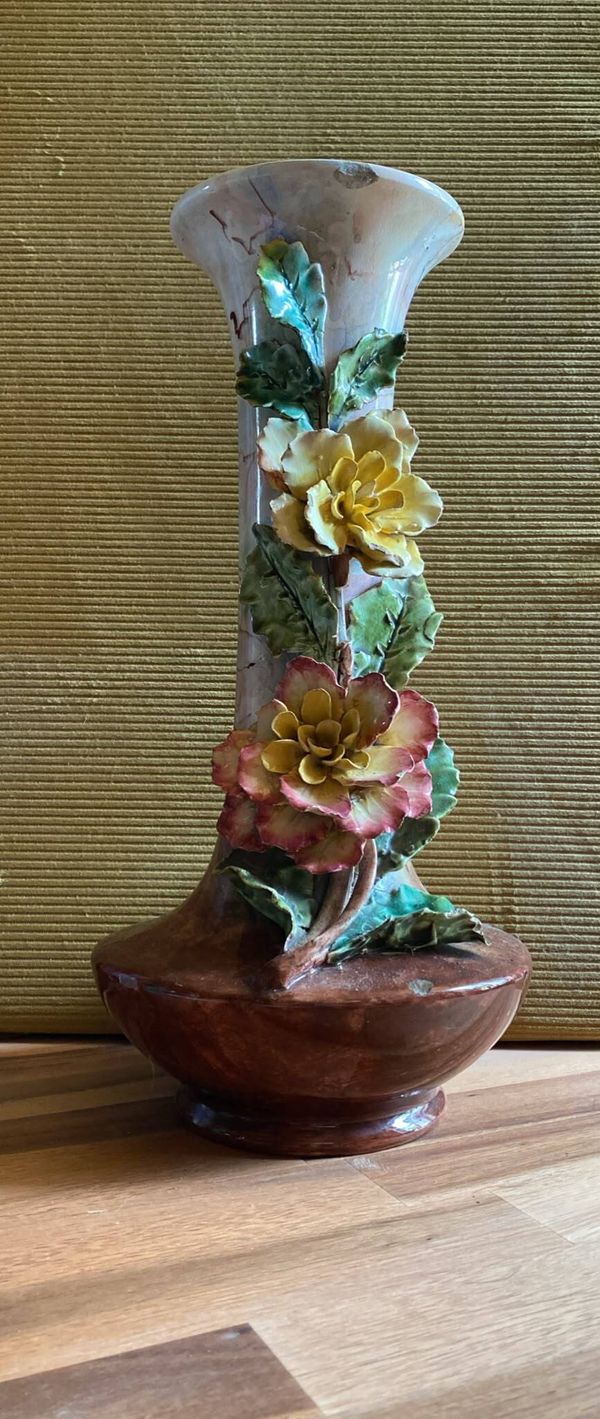 1880-1910 : Vase Majolique en Lille Fives