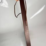 Miroir triangulaire en teck, Danemark, années 70