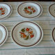 Flat vegetable plates arcopal france l2