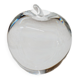Apple glass paperweight