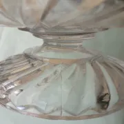 Glass compote Portieux