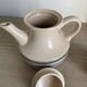 Teapot and milk jug Gien Faïencerie