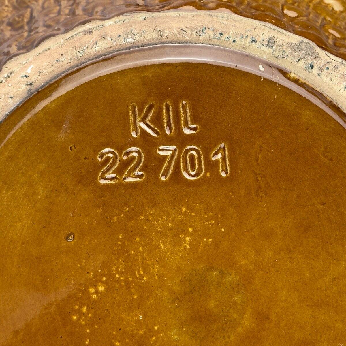 Lampe de table vintage en céramique Lava de Kil Liboje, Ancienne Yougoslavie, années 1960