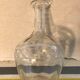 Carafe avec bouchon verre ciselé service vin vintage