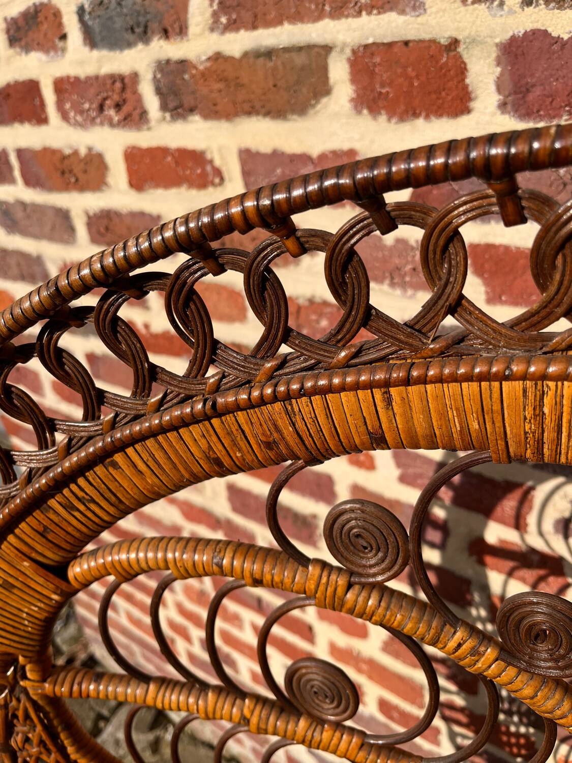 Emmanuelle rattan armchair