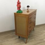 Commode années 1950 pieds compas