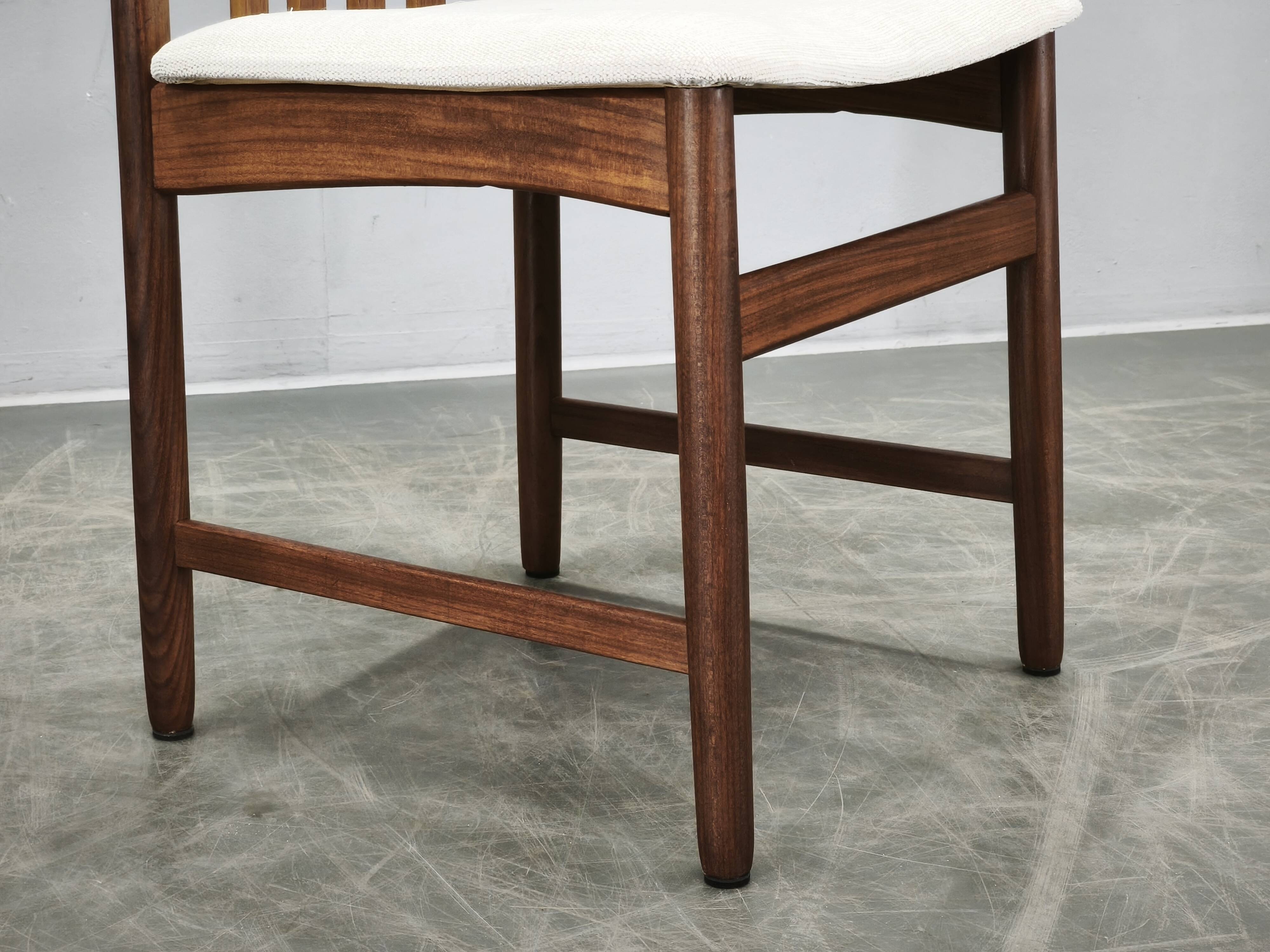 Set of Four Danish Teak Dining Chairs, Scandinavia, 1960s