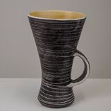 Large ceramic devil pitcher by Mado Jolain, circa 1950