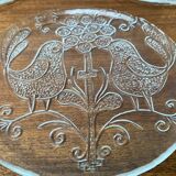 Vintage Swedish glass plates from the mid-century by Kosta Boda, 1960s, set of 6.