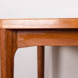 Danish extendable teak dining table by Henning Kjaernulf for Vejle Stole 1960.