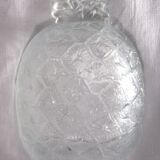 Textured pressed glass ramekin, pineapple shape, vintage, 15x12cm