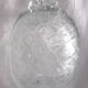Textured pressed glass ramekin, pineapple shape, vintage, 15x12cm