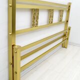 Mid-Century Modern Italian Gold Brass and Bronze Double Beb, 1970