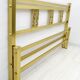 Mid-Century Modern Italian Gold Brass and Bronze Double Beb, 1970