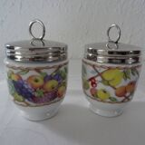 2 baked eggs english porcelain Royal Worcester