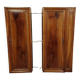 Pair of walnut wardrobe doors, dated 1895 / for cupboard