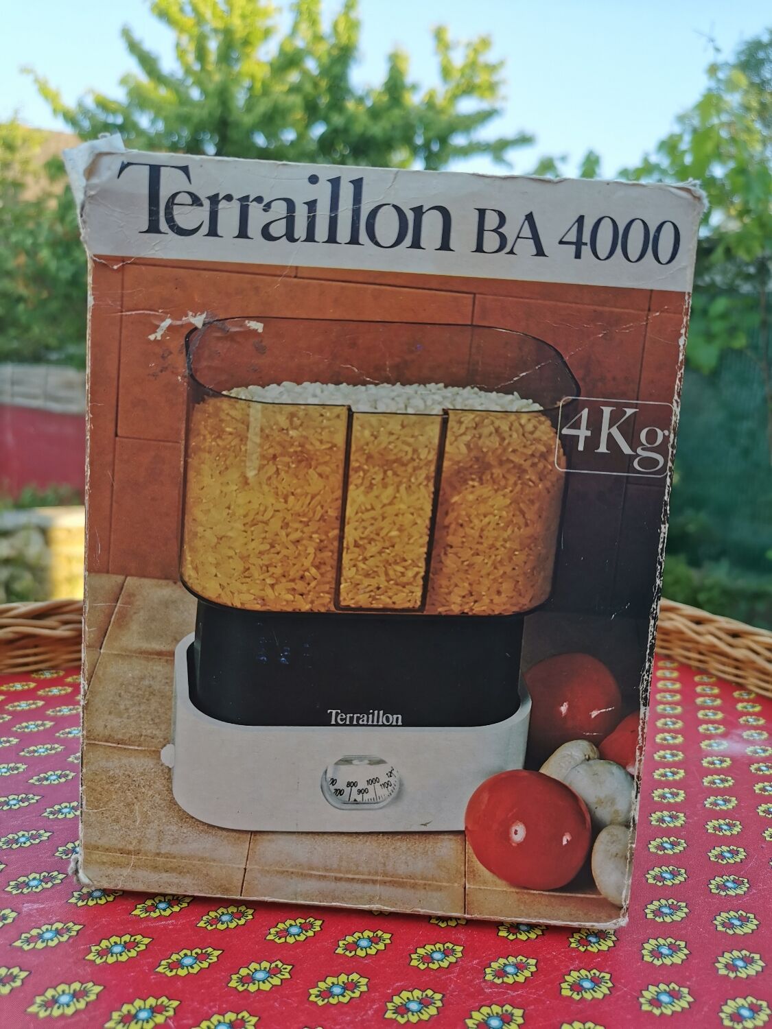 Orange Terraillon scale with box