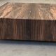Side table in Macassar ebony