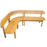 Very rare Ansager mobler set, table , sofa 3x chairs / corner bench