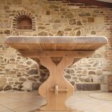 Table de ferme en chêne