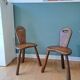 Pair of Brutalist Chairs