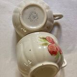 Tea cups, earthenware from Salins-les-Bains