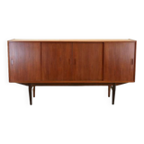 Deens en teck du milieu du siècle design Westergaard midboard 'Snertinge' | 200,5 cm