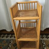 Rattan 3 shelf trays cannes