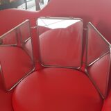 Triptych barber mirror from the 1950s.