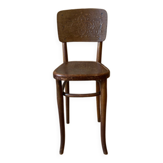 Thonet chair, 1900s-1920s, embossed seat