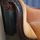 Napoleon III daybed in rosewood