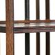 Large antique English oak book carousel from the 19th century