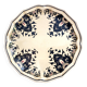 Assiette décorative faïence de Salins France  décor Quevilly  25,5 cm