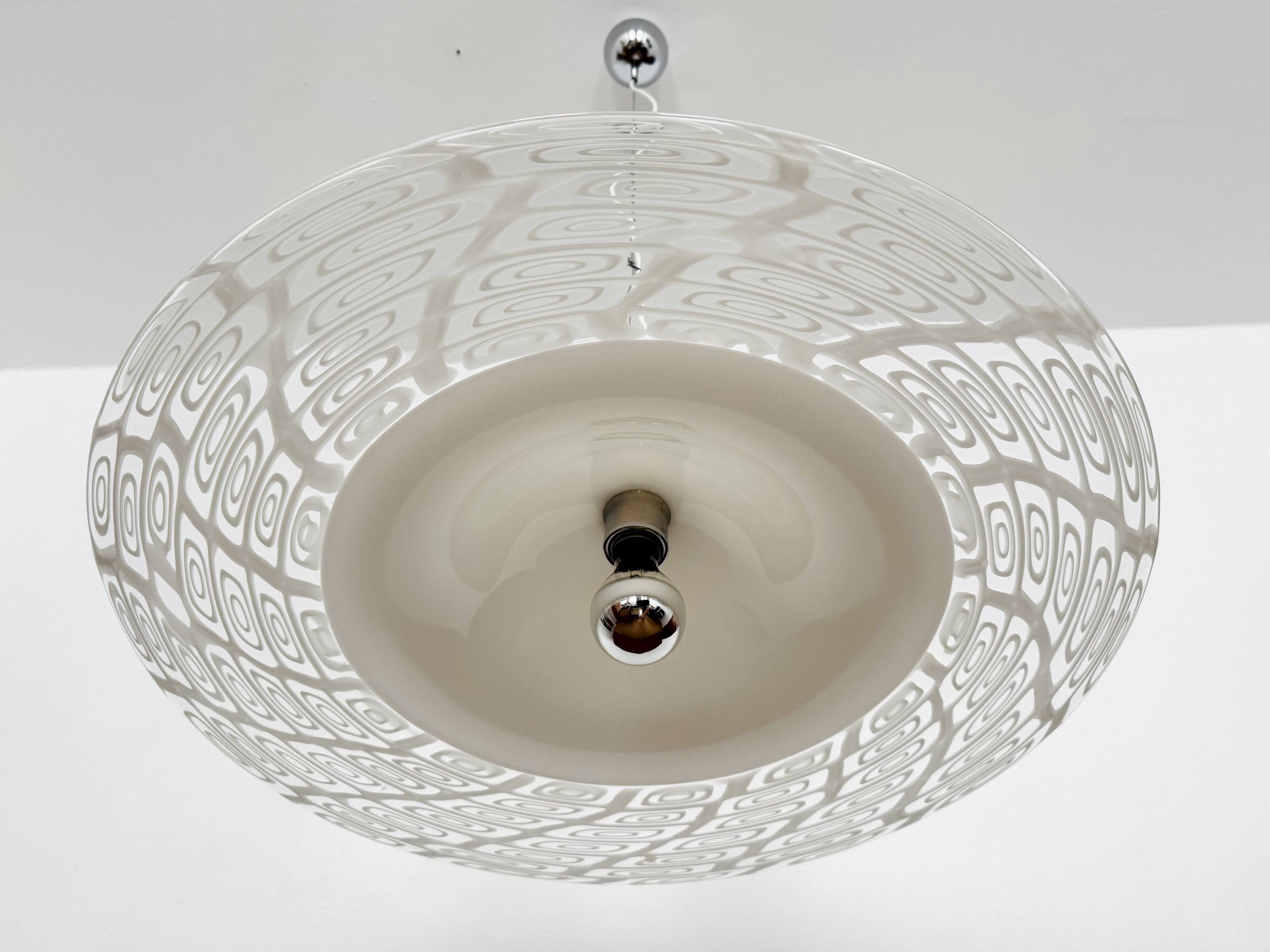 Large Murano Glass Pendant Lamp